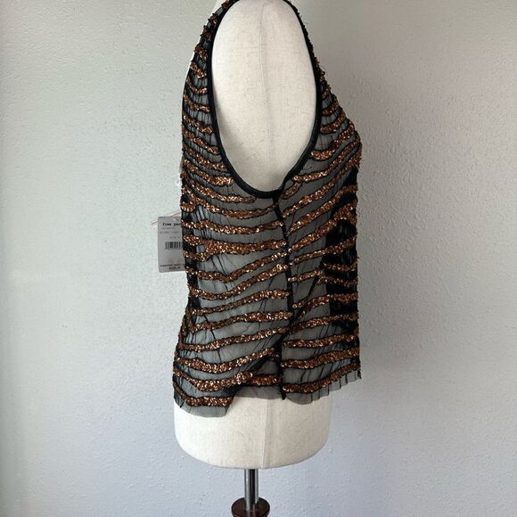 NWT Free People Sequin Top - Picture 3 of 6